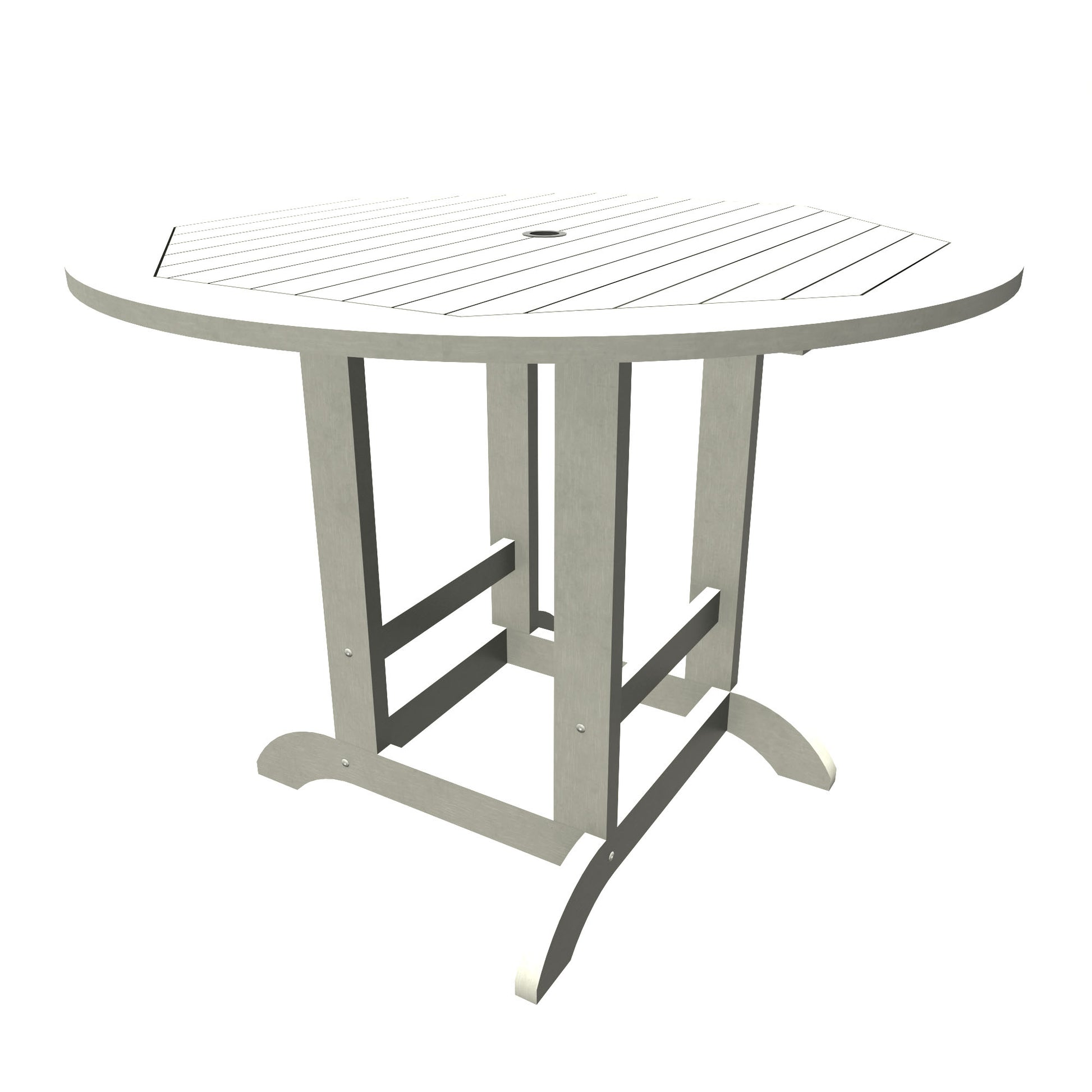 Homestead 48in diameter counter height table in White