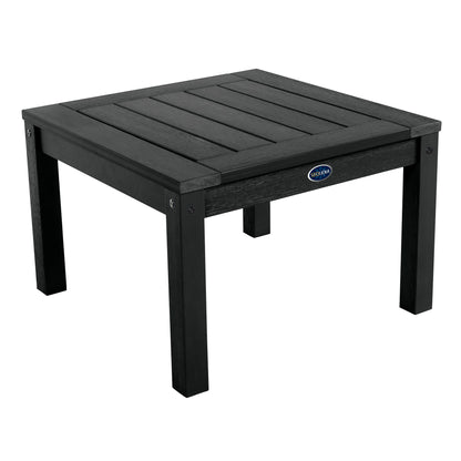 Adirondack side table in Black