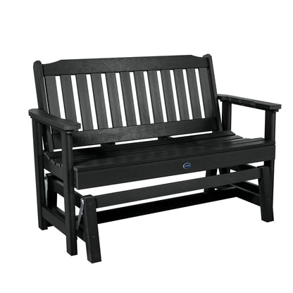 4ft Blue Ridge glider bench in Black