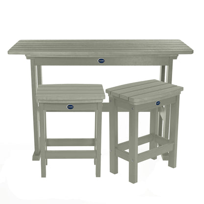 Blue Ridge 3 piece counter height balcony set in Eucalyptus