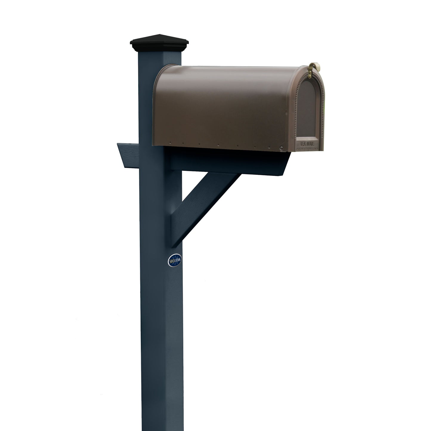 St. Clair Mailbox post in Federal Blue