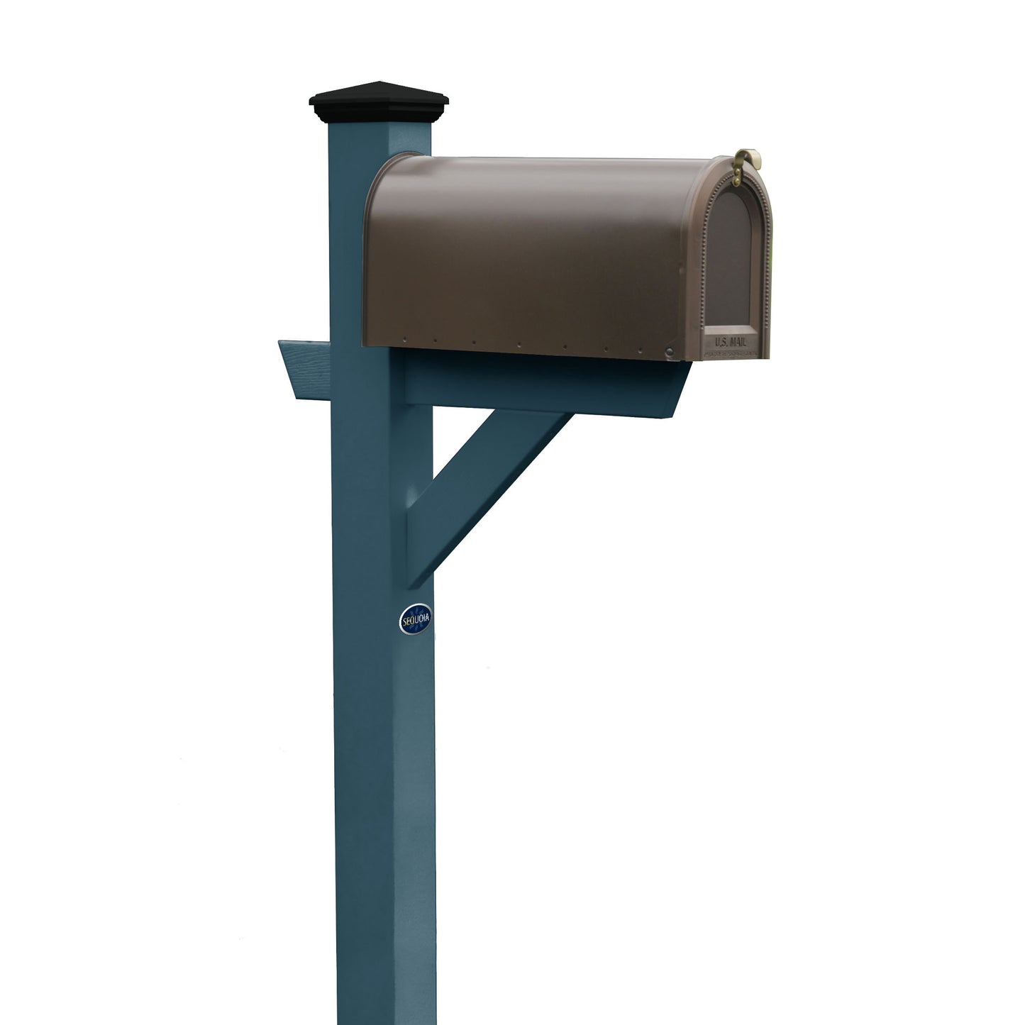 St. Clair Mailbox post in Nantucket Blue