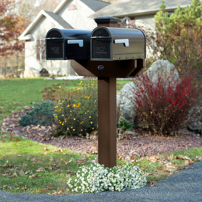 St. Clair Double Mailbox Post