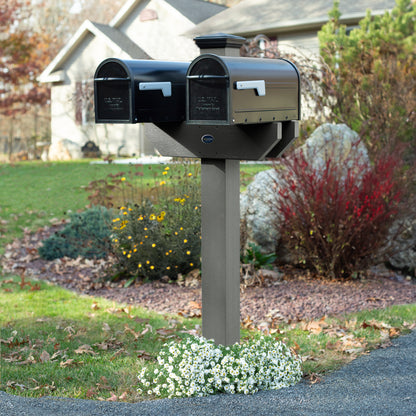 St. Clair Double Mailbox Post