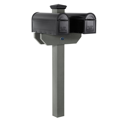 St. Clair Double Mailbox Post
