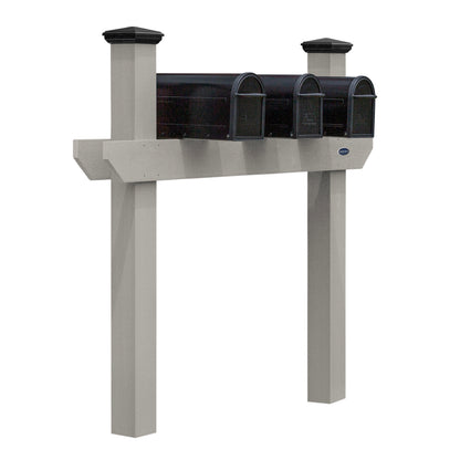 St. Clair Triple Mailbox Post