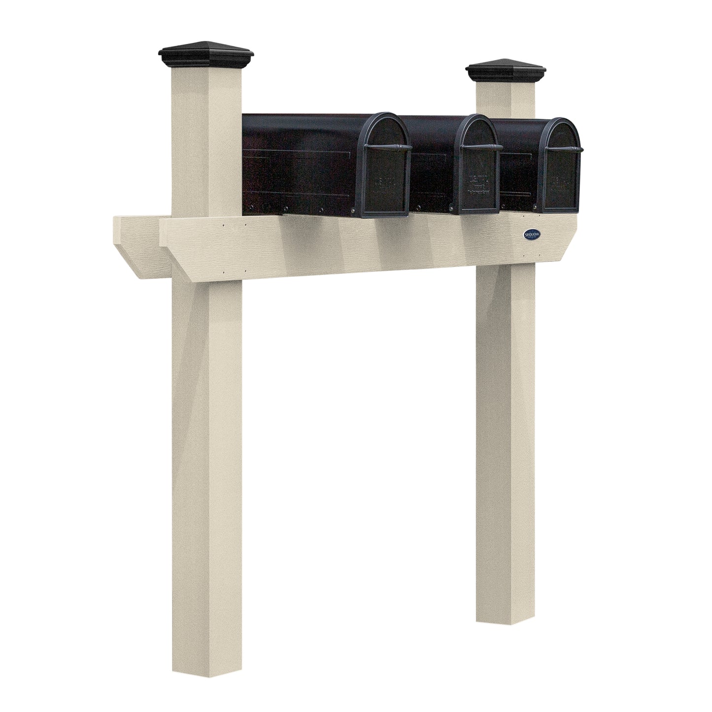 St. Clair Triple Mailbox Post