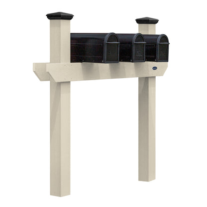 St. Clair Triple Mailbox Post