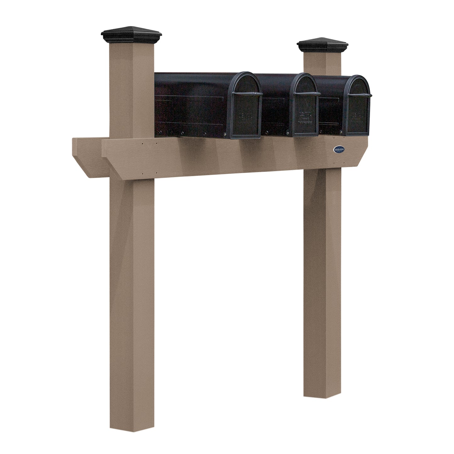 St. Clair Triple Mailbox Post