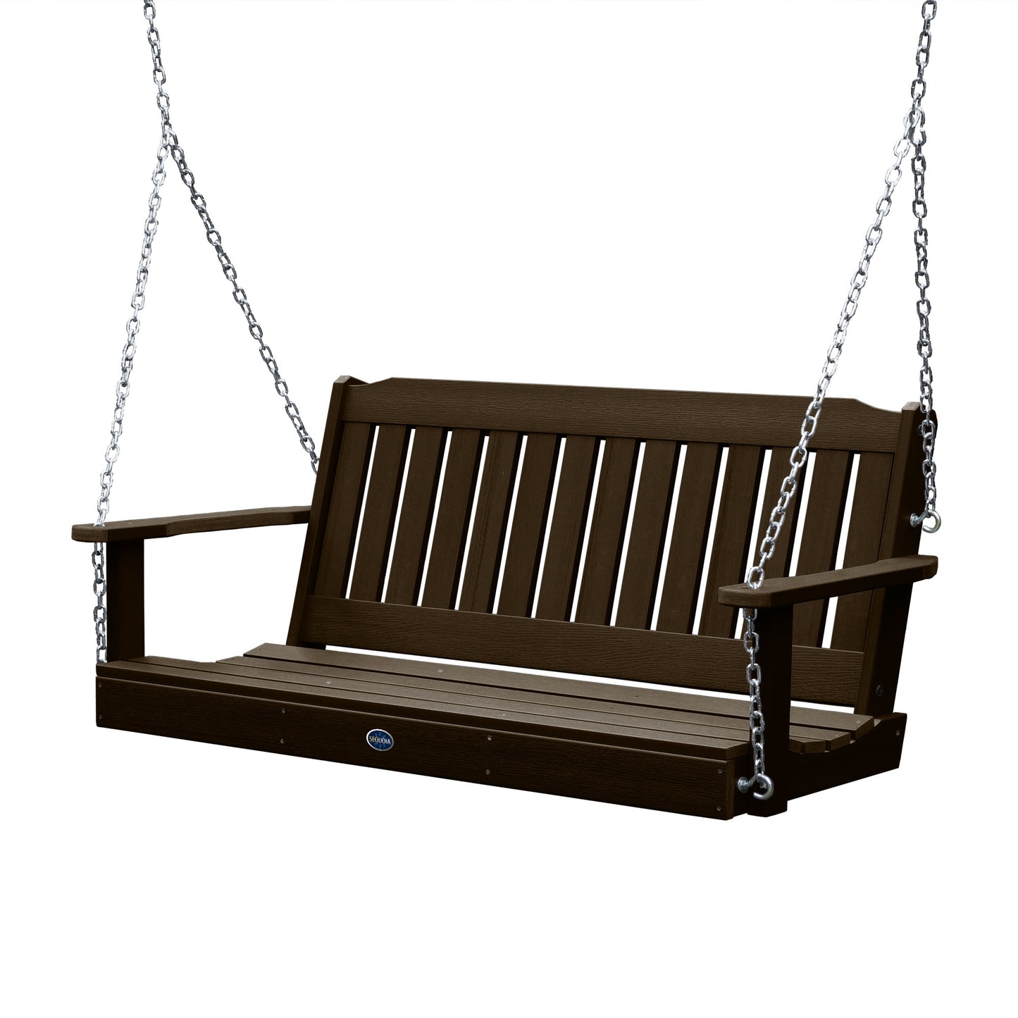 Blue Ridge 5ft porch swing in Weathered Acorn