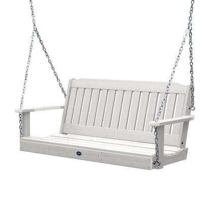 Blue Ridge 5ft porch swing in White