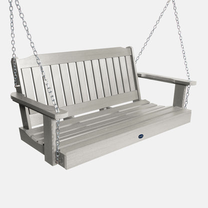 Blue Ridge 4ft porch swing in Harbor Gray