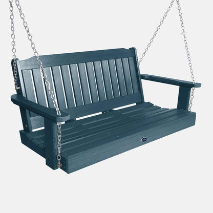 Blue Ridge 4ft porch swing in Nantucket Blue