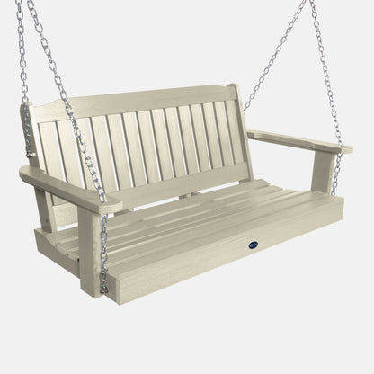 Blue Ridge 4ft porch swing in Whitewash