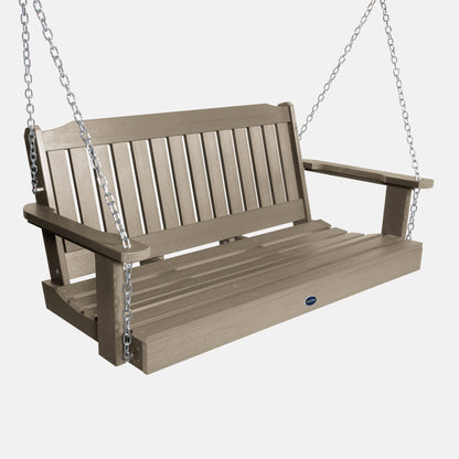 Blue Ridge 4ft porch swing in Woodland Brown