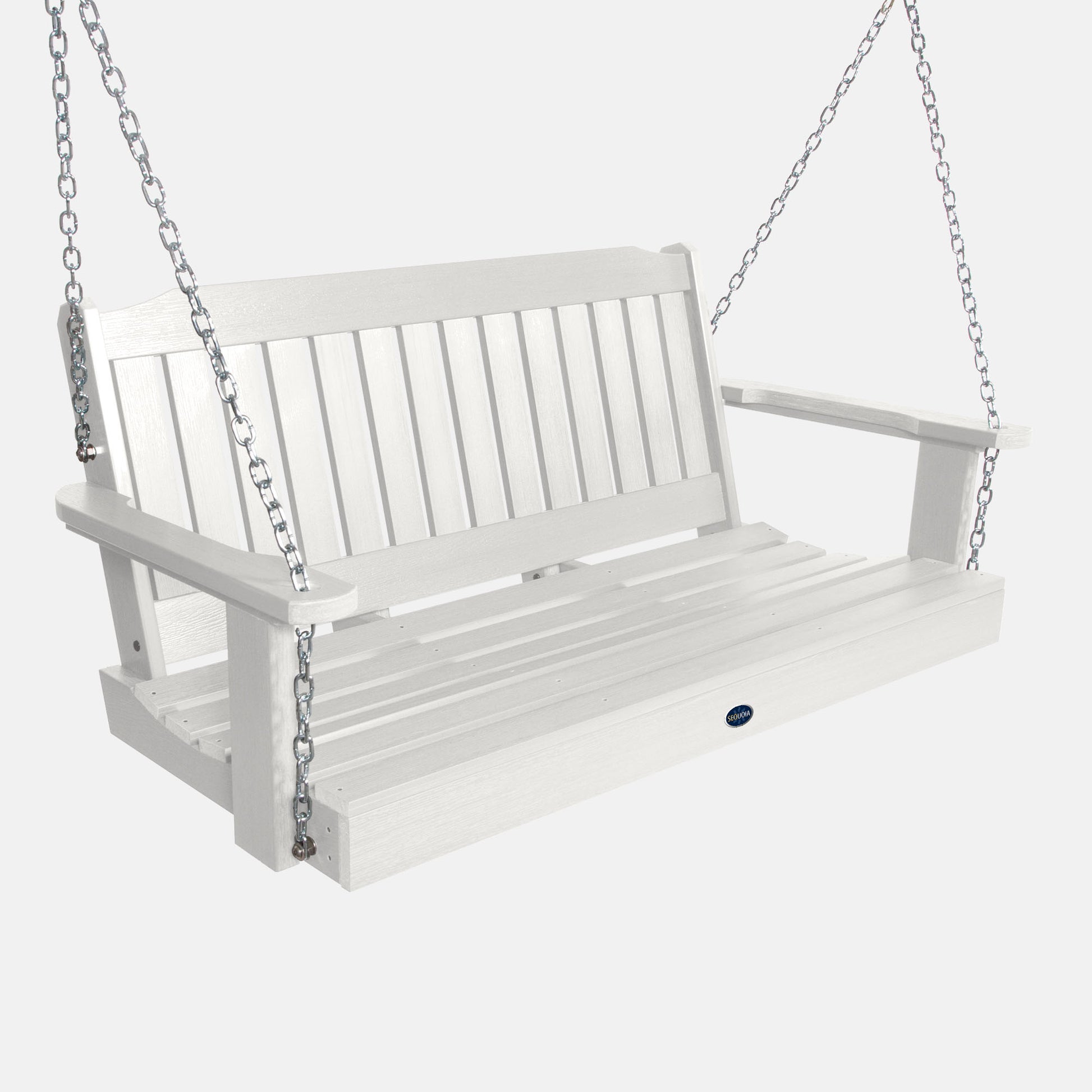 Blue Ridge 4ft porch swing in White