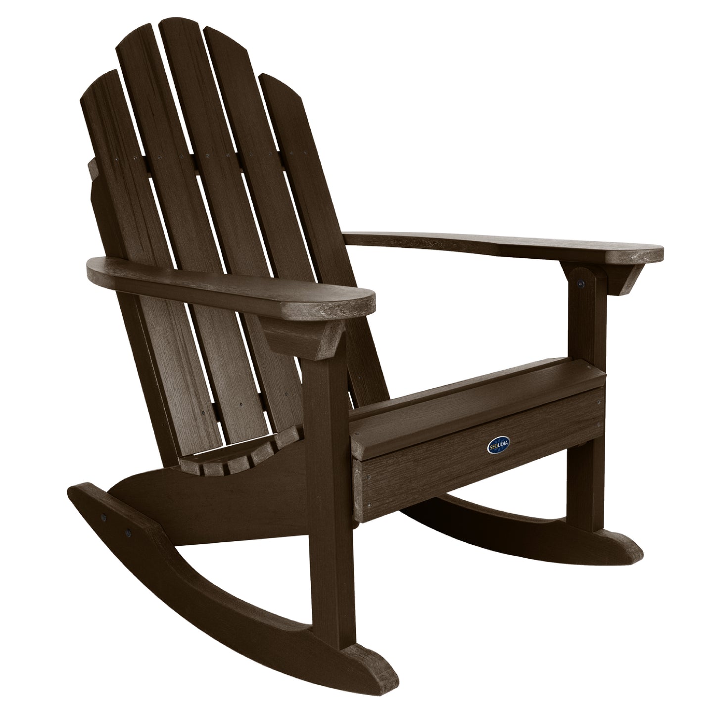 Lighthouse Adirondack rocking chair in Weathered Acorn