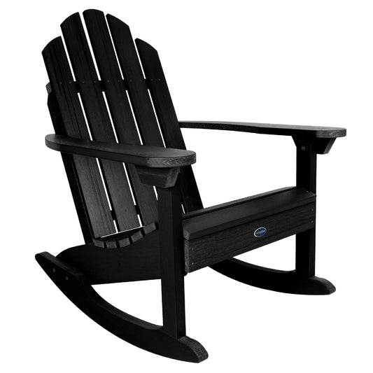 Lighthouse Adirondack rocking chair in Black