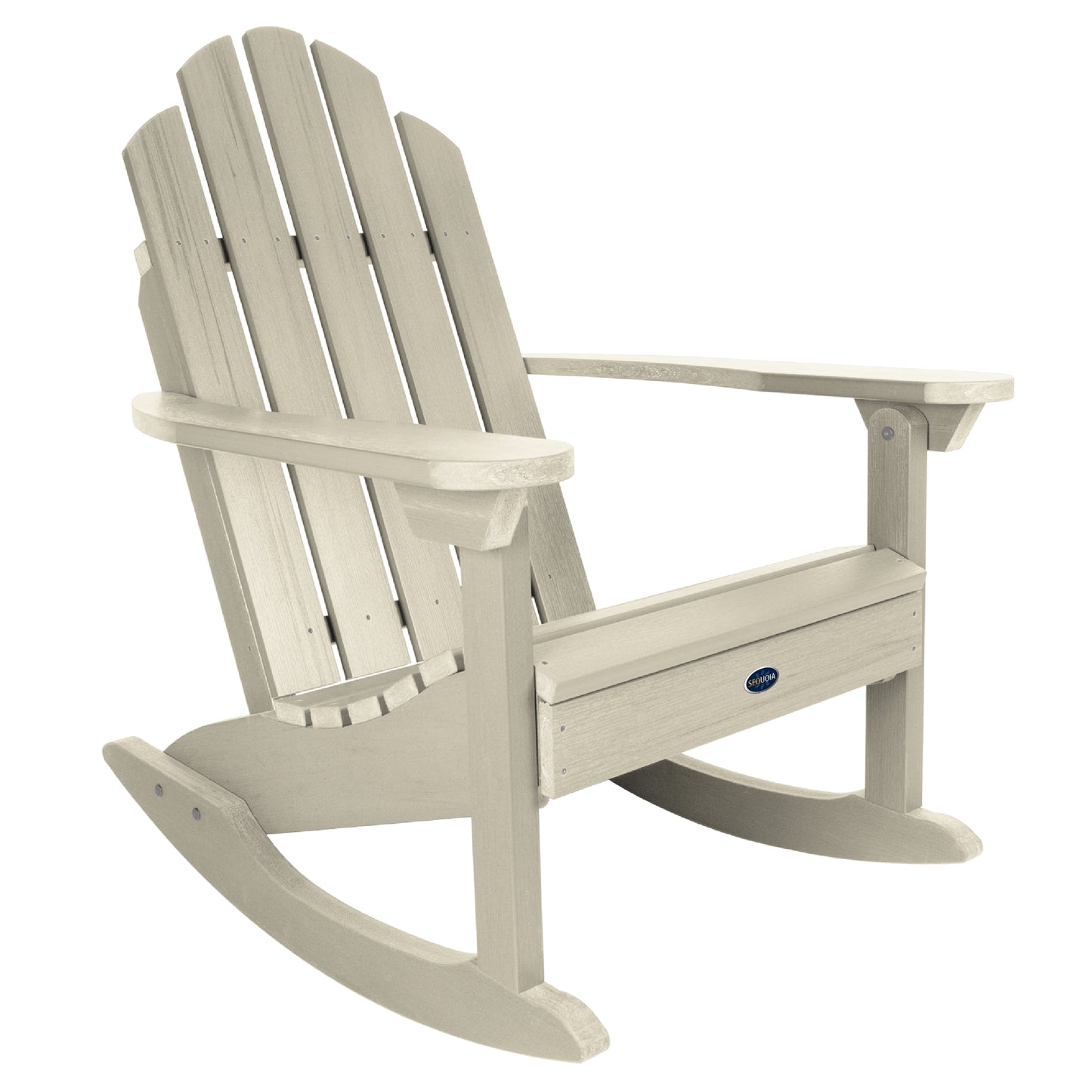 Lighthouse Adirondack rocking chair in Whitewash