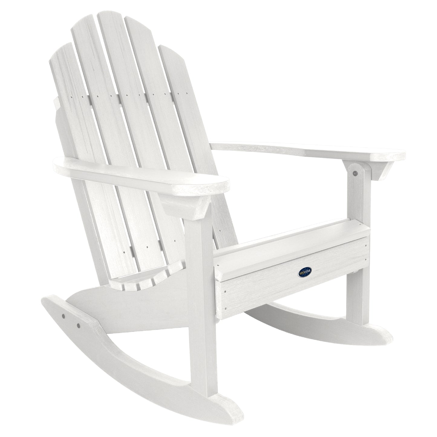 Lighthouse Adirondack rocking chair in White