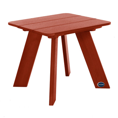 Granite Hills side table in Rustic Red