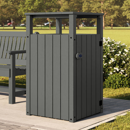 Commercial Trash Can With Hood