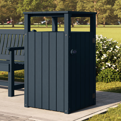 Commercial Trash Can With Hood