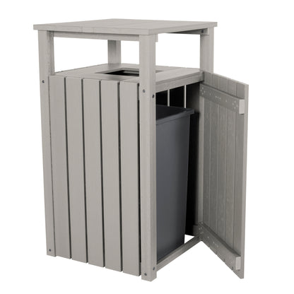 Commercial Trash Can With Hood