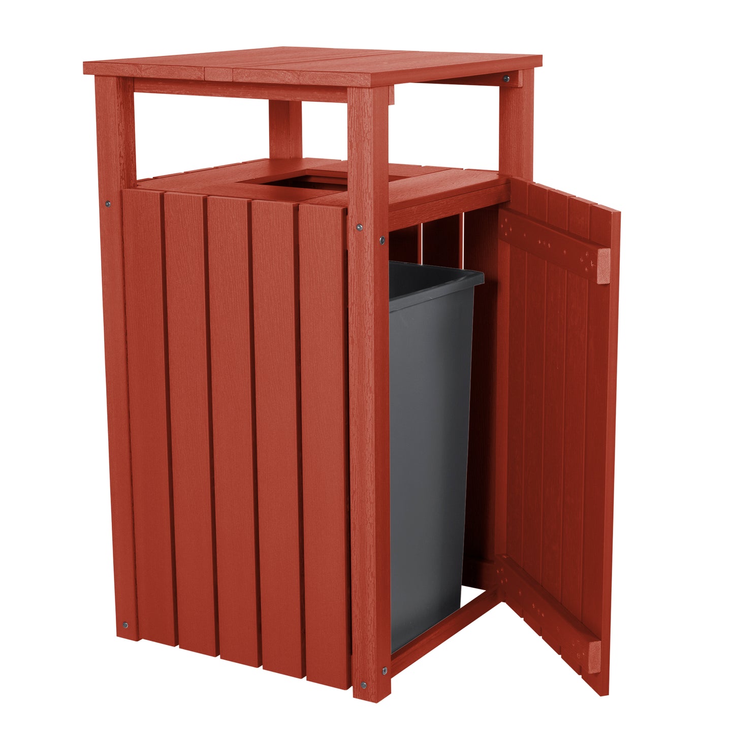 Commercial Trash Can With Hood