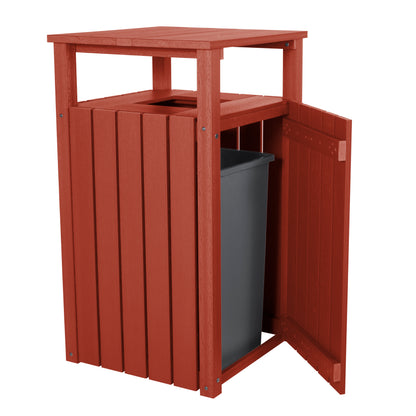 Commercial Trash Can With Hood