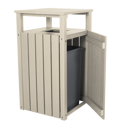Commercial Trash Can With Hood