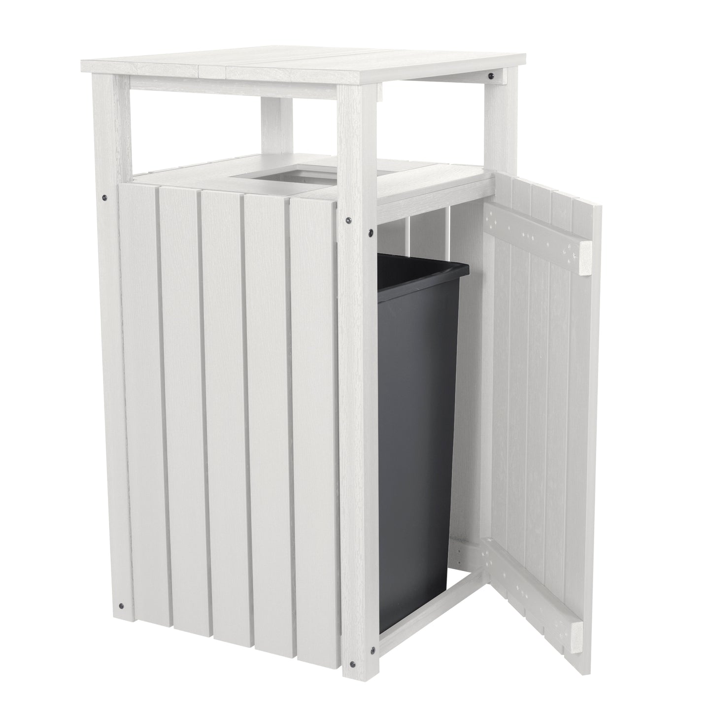 Commercial Trash Can With Hood