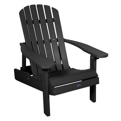 Sunrise Coast reclining Adirondack chair in Black Sand