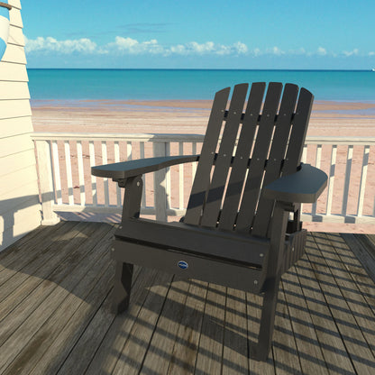 Black Sunrise Coast reclining Adirondack chair