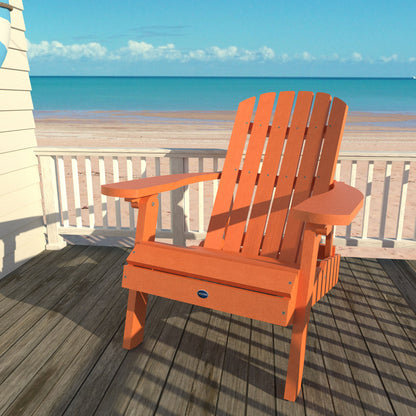 Orange Sunrise Coast reclining Adirondack chair