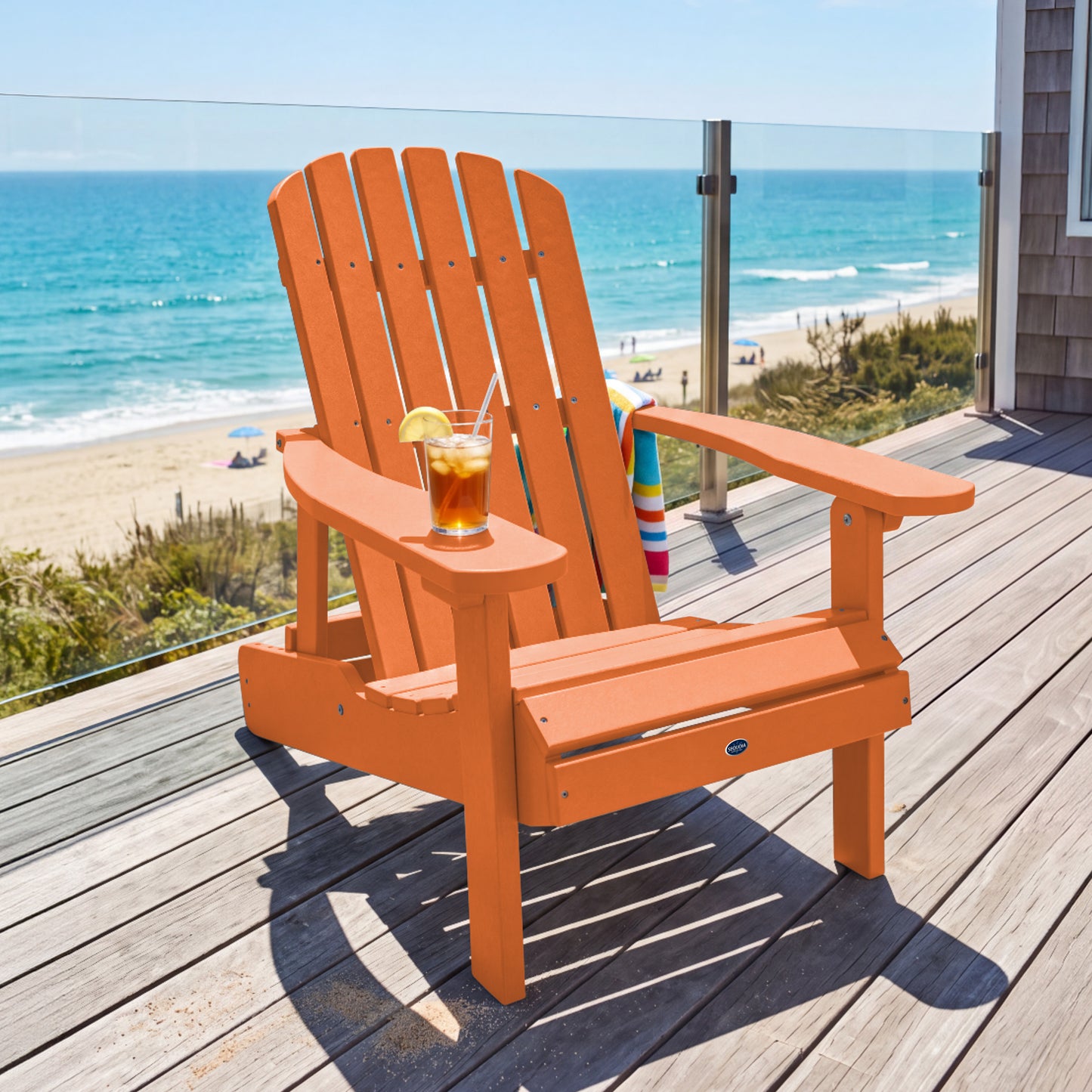Sunrise Coast Folding and Reclining Adirondack Chair