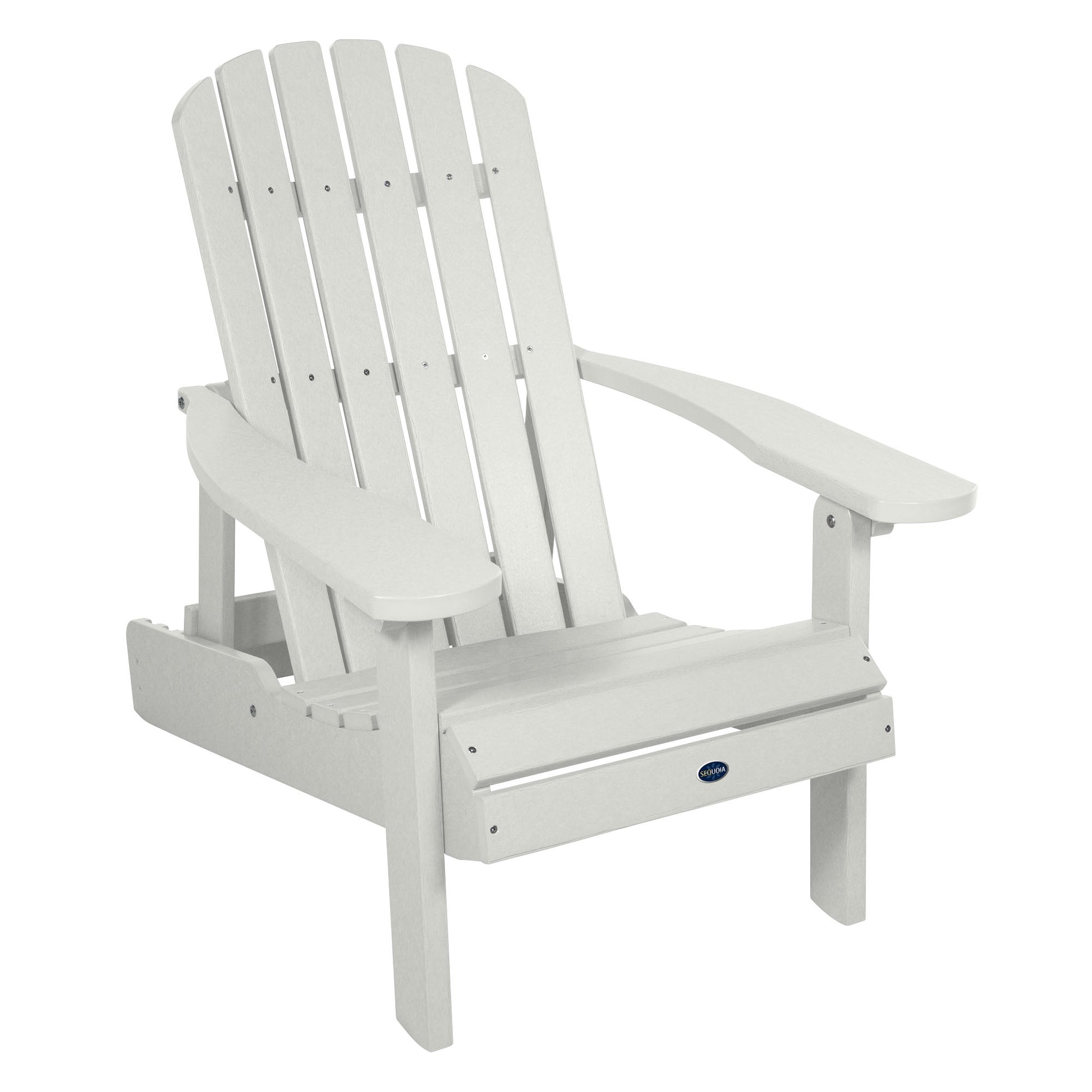 Sunrise Coast reclining Adirondack chair in Coconut White