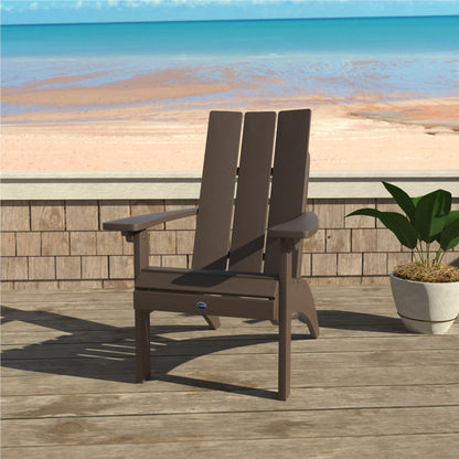 Brown Sunrise Coast Modern Comfort height Adirondack on porch overlooking beach