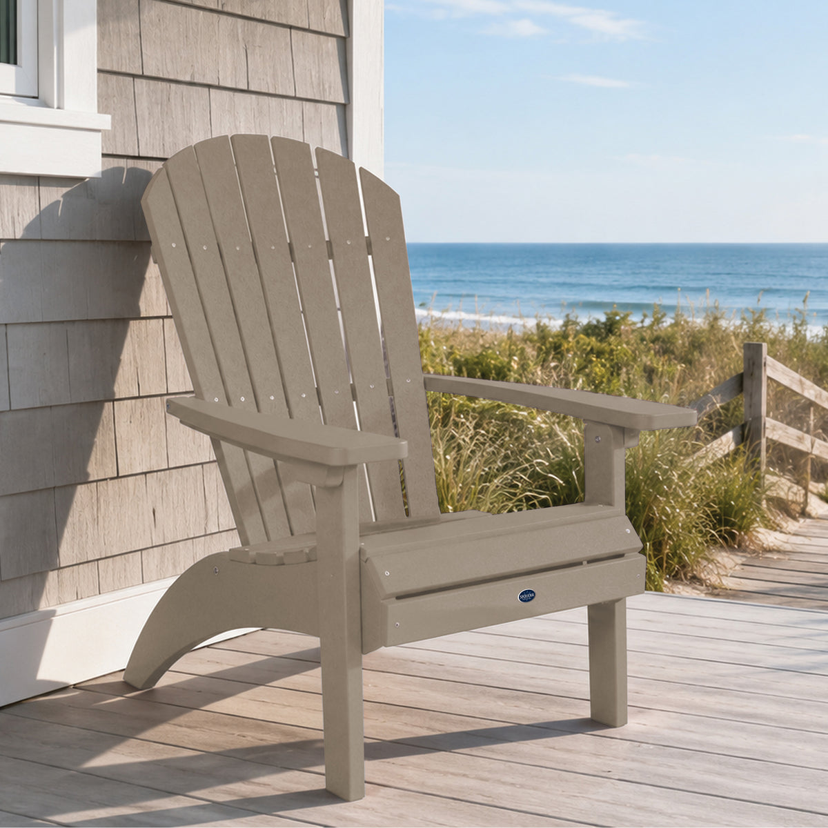 Sunrise Coast Waterfall Comfort Height Adirondack Chair