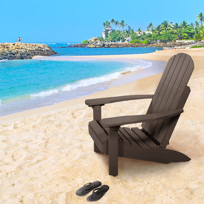 Brown Sunrise Coast classic Adirondack chair  on beach