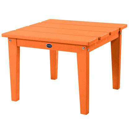 Sunrise Coast large side table in Citrus Orange