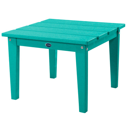 Sunrise Coast large side table in Seaglass Blue