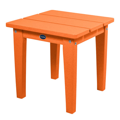 Sunrise Coast small side table in Citrus Orange