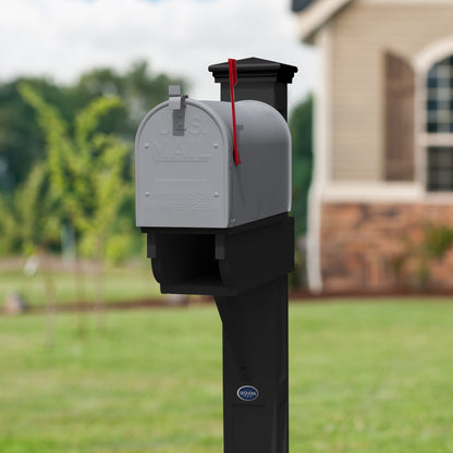 Sunrise Coast Single Mailbox Post With Paper-box
