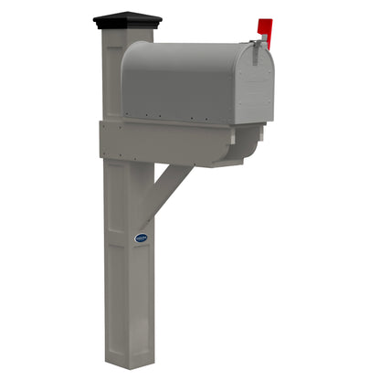 Sunrise Coast Single Mailbox Post With Paper-box