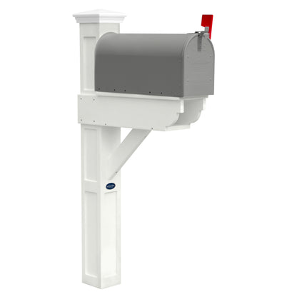 Sunrise Coast Single Mailbox Post With Paper-box