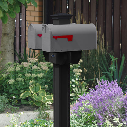Sunrise Coast Double Mailbox Post