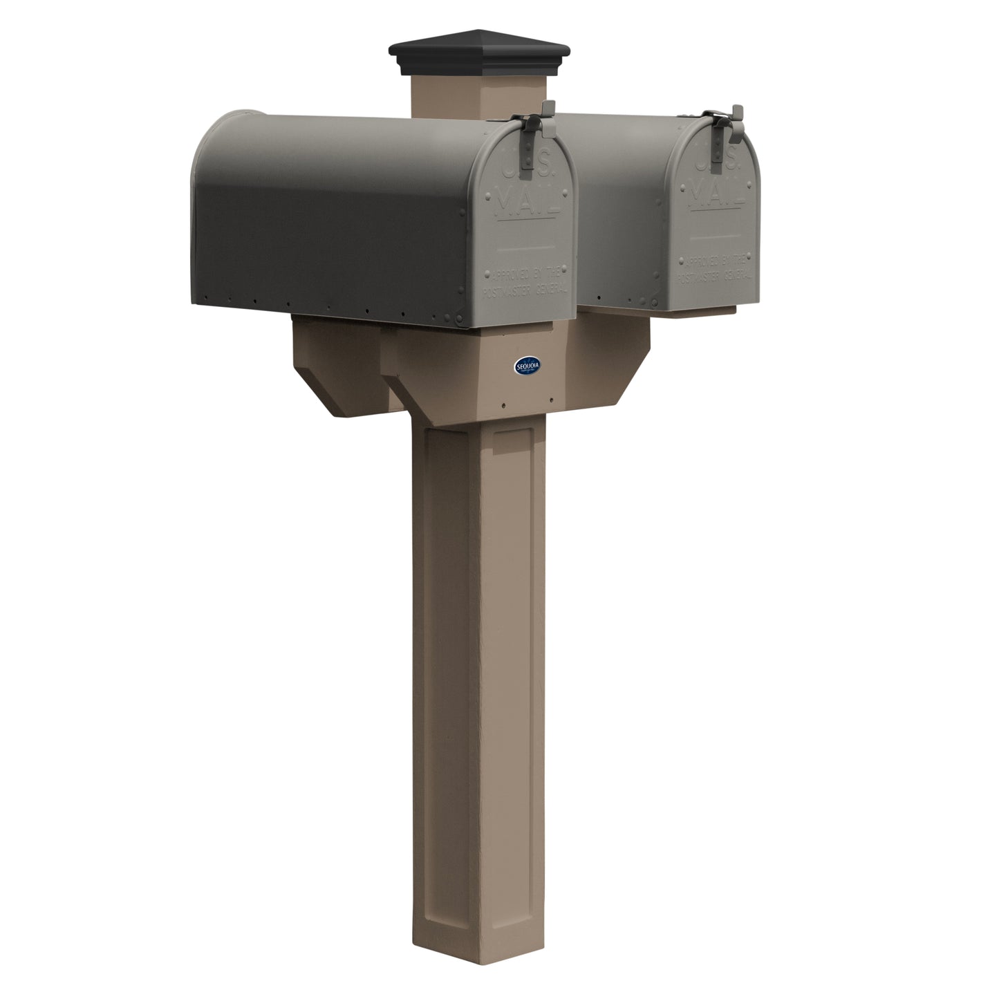 Sunrise Coast Double Mailbox Post