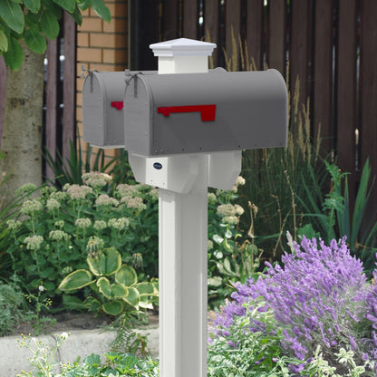 Sunrise Coast Double Mailbox Post