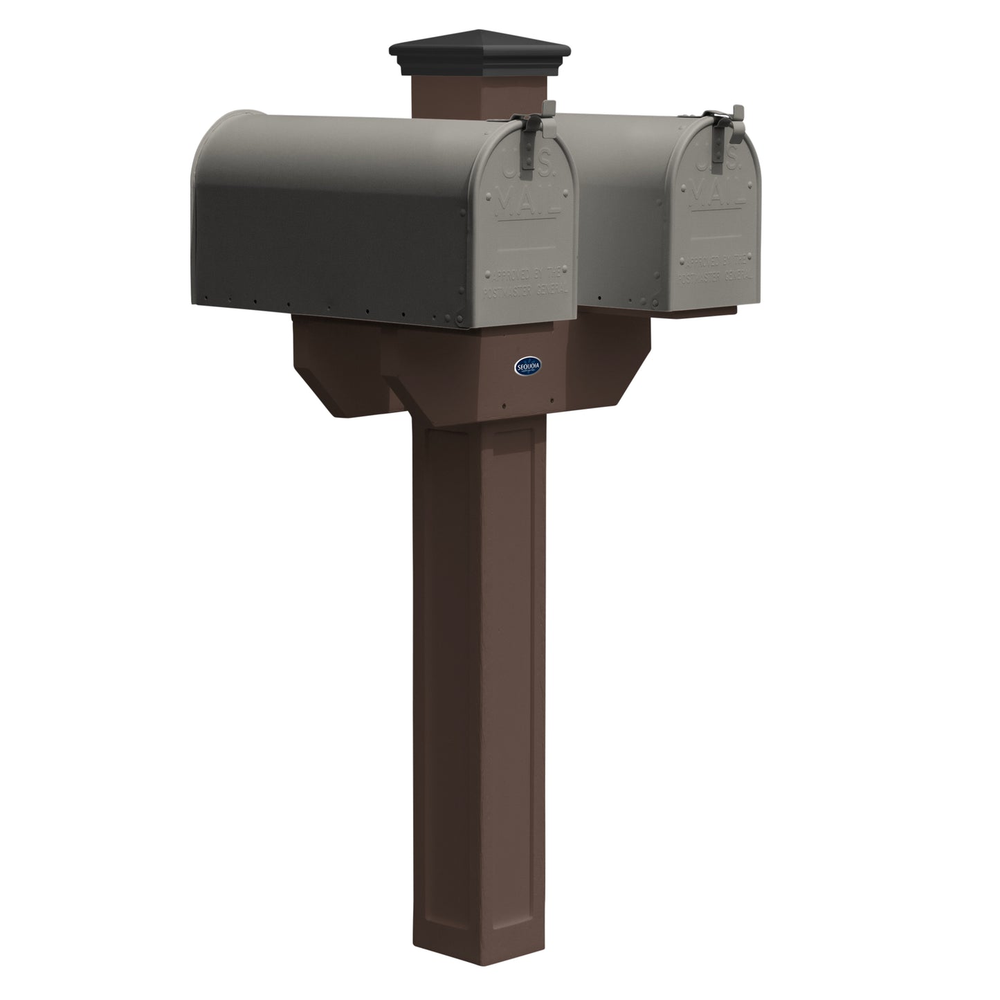 Sunrise Coast Double Mailbox Post
